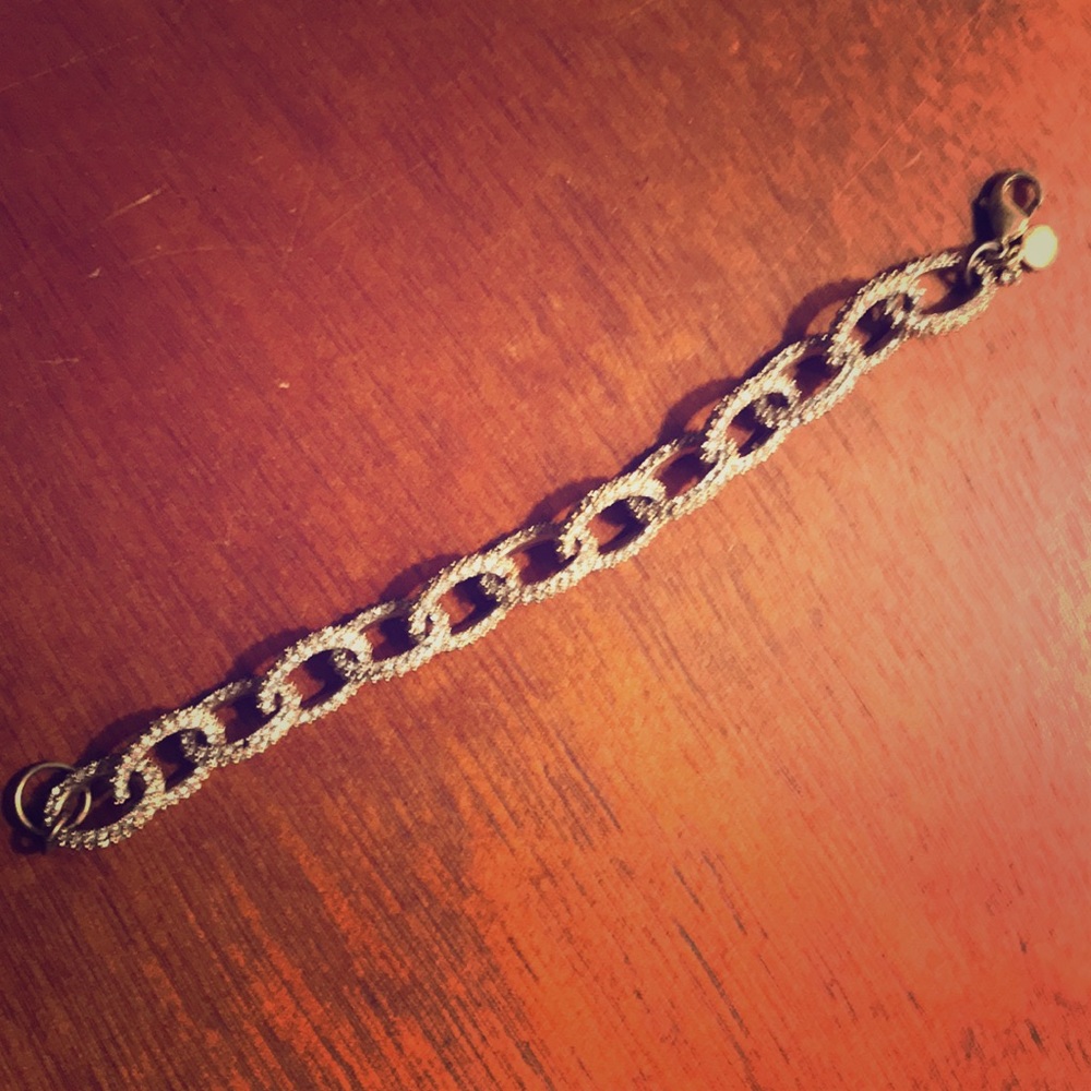 J. Crew Pave Link bracelet